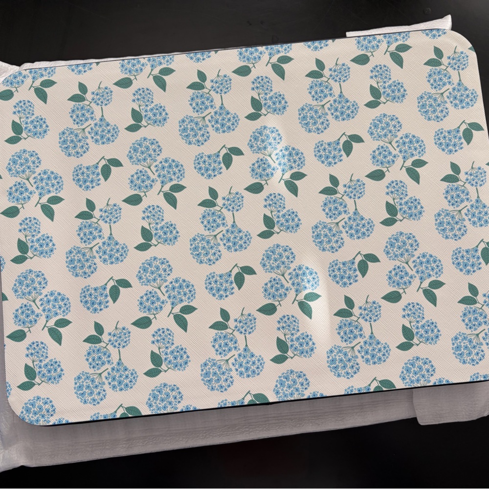 Nantucket Cottage Blue Hydrangea Laptop Case